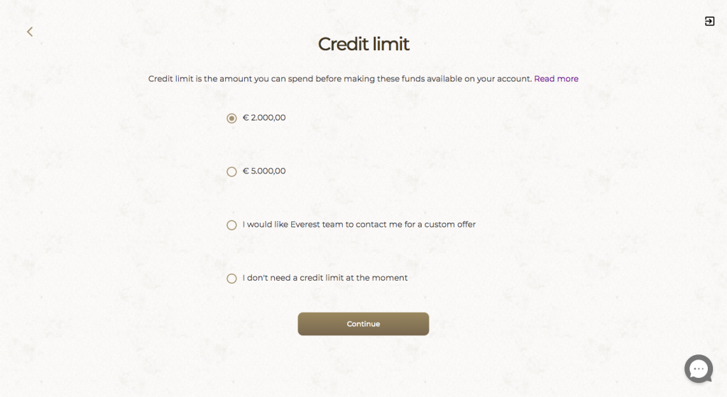 2. How to upgrade your account and benefit from all Everest advantages