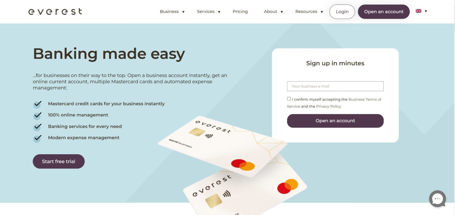 1. How to open an Everest account? Everestcard